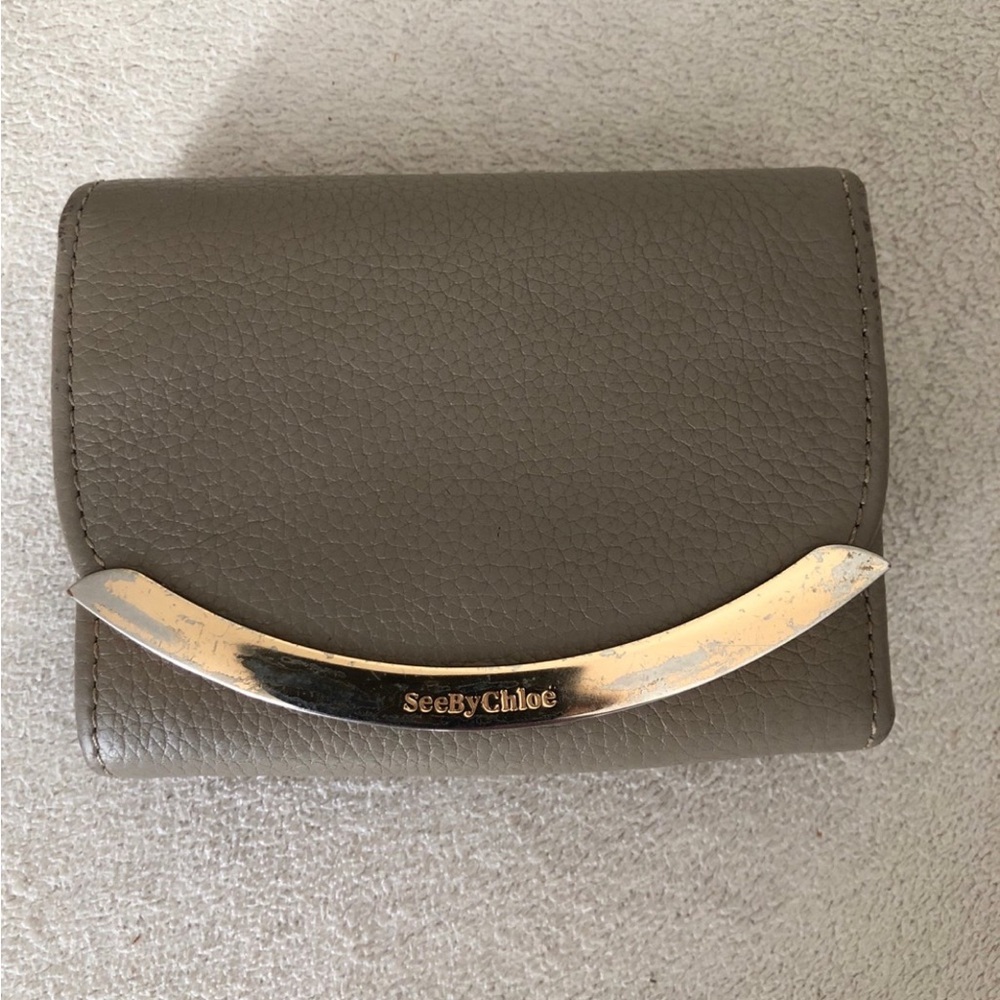 See by Chloé Taupe Wallet